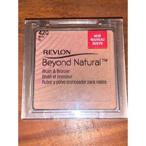 Revlon Beyond Natural‎ Blush & Bronzer, 420 Nude, 0.37 oz (Single) New in Case